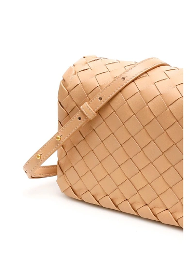 Shop Bottega Veneta Olimpia Baby Bag In Cipria Cipria Gold (pink)