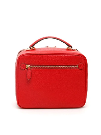 Shop Mark Cross Laura Bag In Mc Red (red)