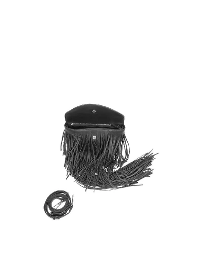 Shop 3.1 Phillip Lim / フィリップ リム Hudson Sunglasses Case Crossbody Bag W/fringe In Black