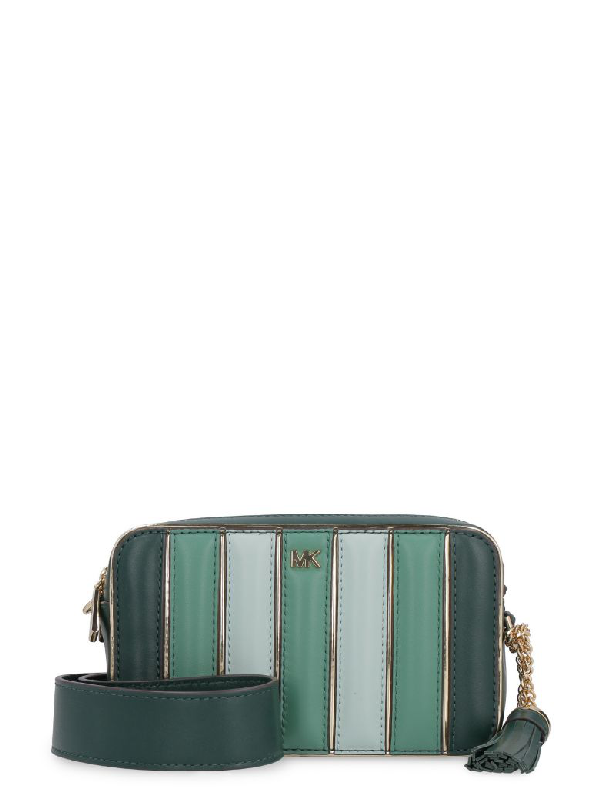 michael kors camera bag green