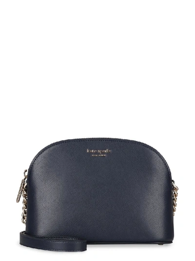 Shop Kate Spade Spencer Leather Crossbody Bag In Blue