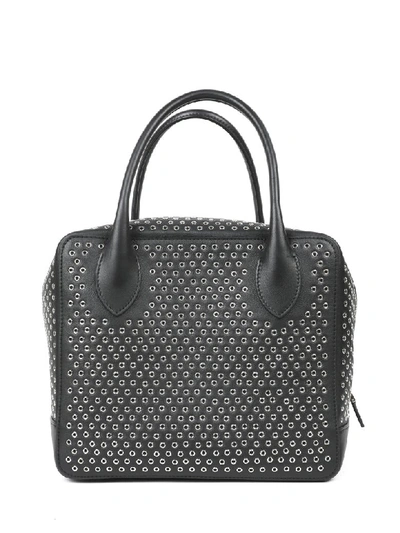 Shop Alaïa Black Oeillet Bag