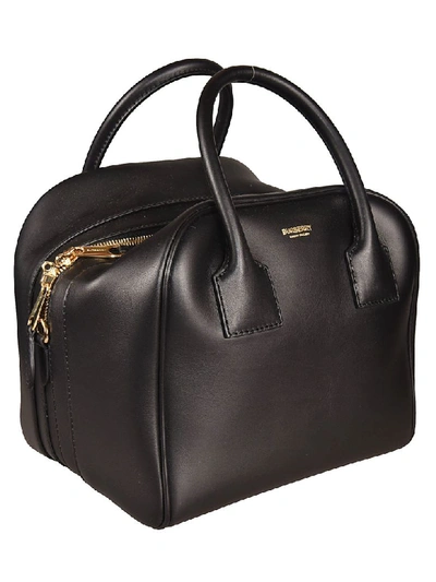 Shop Burberry Cube Tote In Black