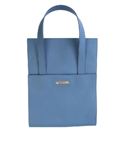 Shop Jacquemus Le Sac Murano Leather Belt Bag In Blue