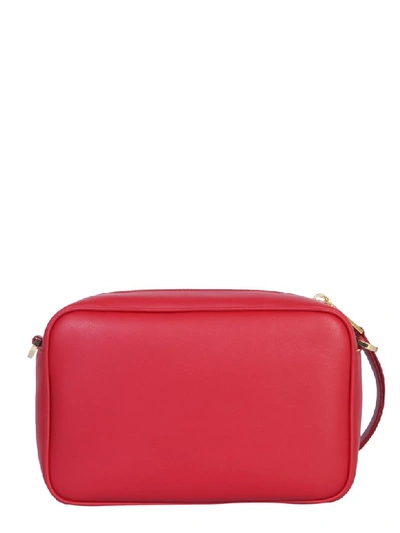 Shop N°21 Leather Shoulder Bag In Rosso