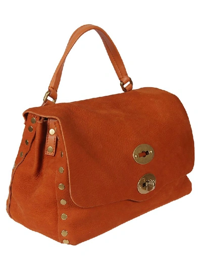 Shop Zanellato Postina S Jones Shoulder Bag In Orange