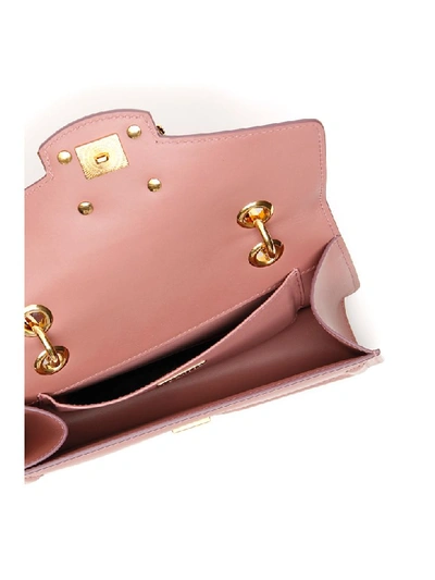 Shop Dolce & Gabbana Dg Amore Bag In Rosa Polvere 2 (pink)