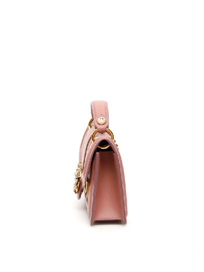 Shop Dolce & Gabbana Dg Amore Bag In Rosa Polvere 2 (pink)