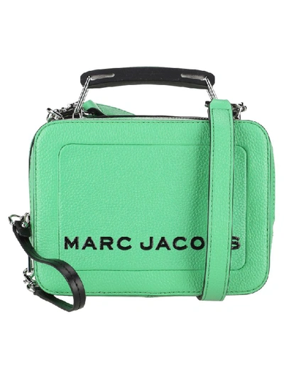 THE Textured Mini Box Bag Marc Jacobs in Apple Green
