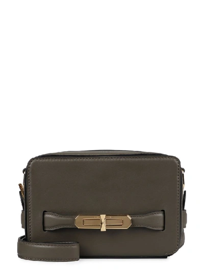 Shop Alexander Mcqueen The Myth Leather Bag In Khaki