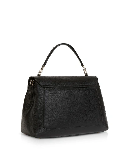 Shop Furla Sleek M Top Handle Bag In Black