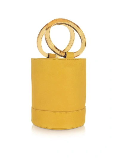 Shop Simon Miller Sun Yellow Bonsai 20 Bucket Bag