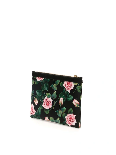 Shop Dolce & Gabbana Dg Millennials Pouch In Rose Rosa Fdo Nero (black)