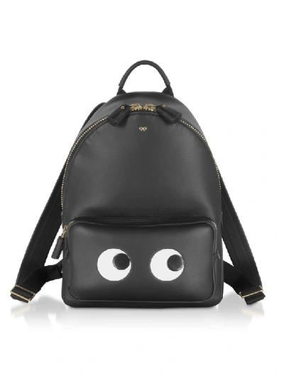 Shop Anya Hindmarch Black Circus Mini Eyes Backpack