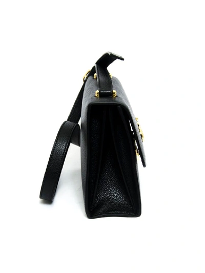 Shop Gucci Zumi Black Leather Shoulder Bag In Nero