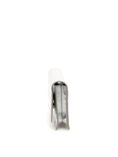 Shop Calvin Klein Mini Crossbody Bag In Silver (metallic)