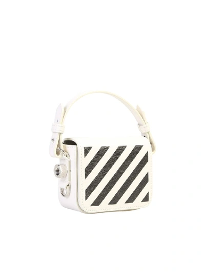 Shop Off-white Baby Diag Bag In White