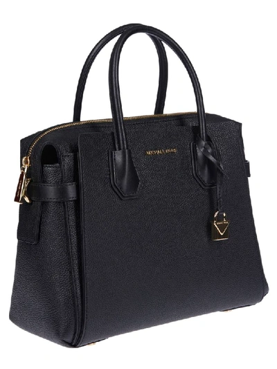 Shop Michael Michael Kors Michael Kors Mercer Handbag In Black