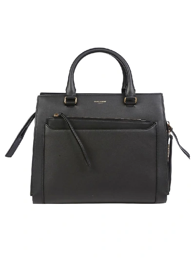 Saint Laurent East Side Leather Shoulder Bag In Black ModeSens