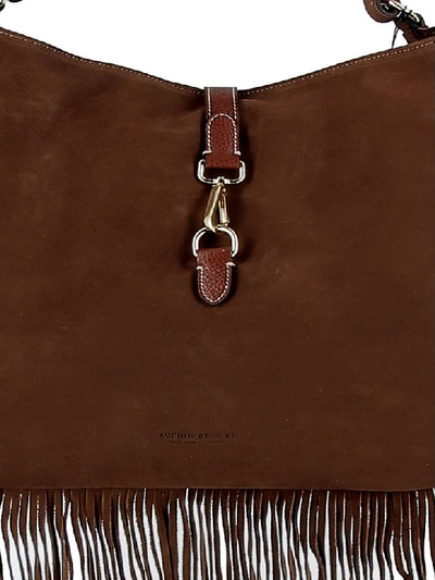 Shop Avenue 67 Brown Suede Handbag