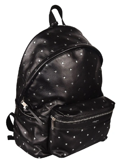 Shop Saint Laurent Sac City Backpack In Black