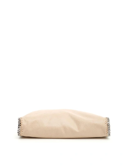 Shop Stella Mccartney 3 Chain Falabella Tote Bag In Clotted Cream (beige)