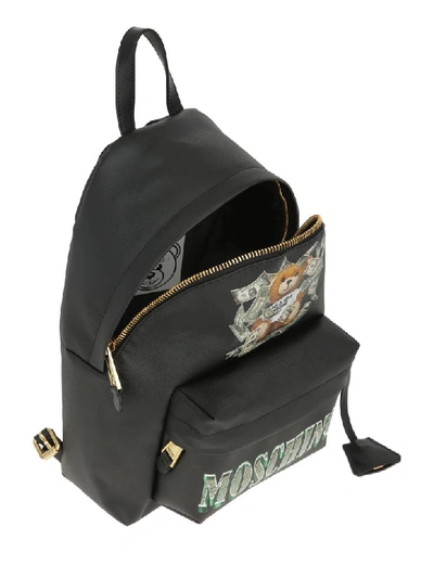 Shop Moschino Backpack In Black