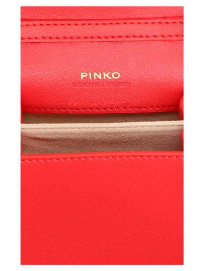 Shop Pinko Love Smart Simply Bag In Red