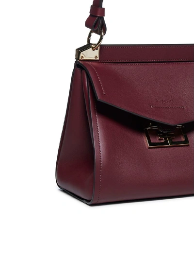 Shop Givenchy Shoulder Bag In Aubergine