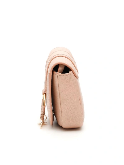 Shop See By Chloé Mini Hana Shoulder Bag In Powder (pink)