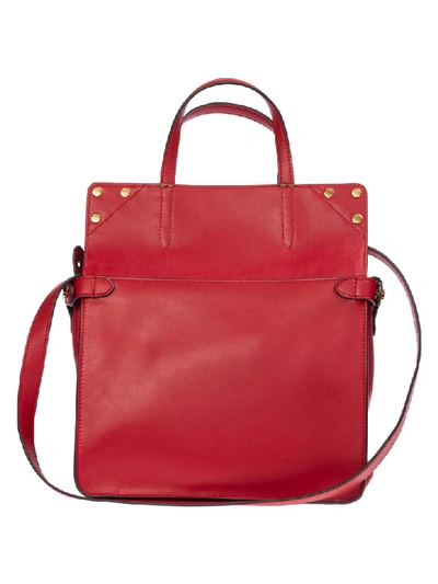 Shop Fendi Flip Handbags In Rosso