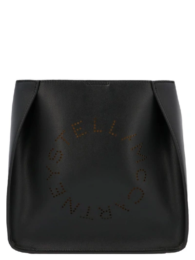 Shop Stella Mccartney Stella Logo Bag In Black