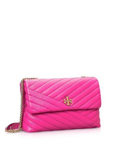 Tory Burch Crazy Pink Kira Chevron Convertible Shoulder Bag In Fuchsia |  ModeSens