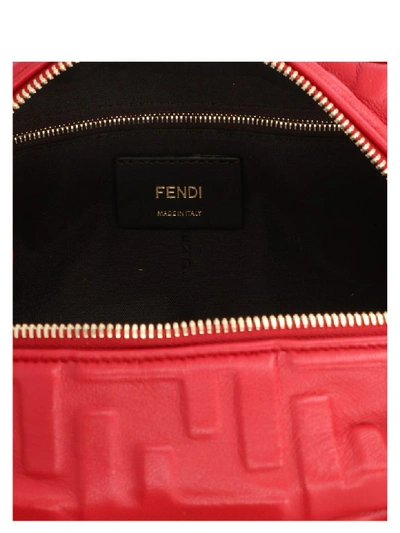 Shop Fendi Boston Bag In Red