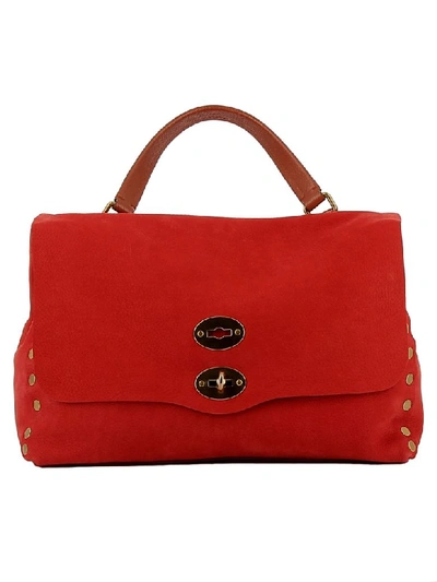 Shop Zanellato Rubino Di Boemia Leather Handbag In Red