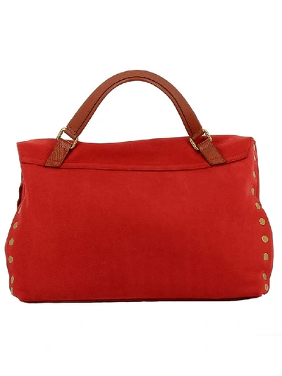 Shop Zanellato Rubino Di Boemia Leather Handbag In Red