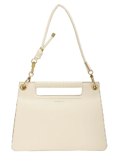 Shop Givenchy Medium Whip Shoulder Bag In Ivory