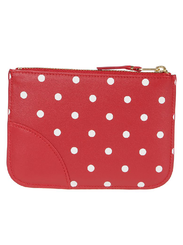 Comme Des Garçons Polka Dots Printed In Red | ModeSens