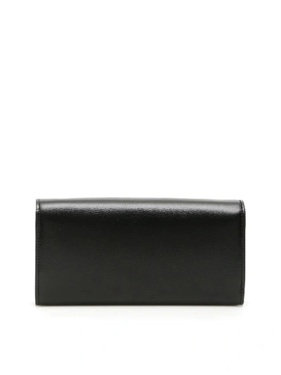 Shop Alexander Mcqueen Wallet On Chain In Black (black)