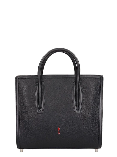 Shop Christian Louboutin Paloma S Medium Hand Bag In Black Leather