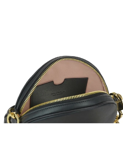 Shop Balmain Mini Disco Bag In Black