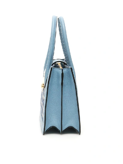 Shop Miu Miu Miu Confidential Bag In Corda Blu Astrale (light Blue)