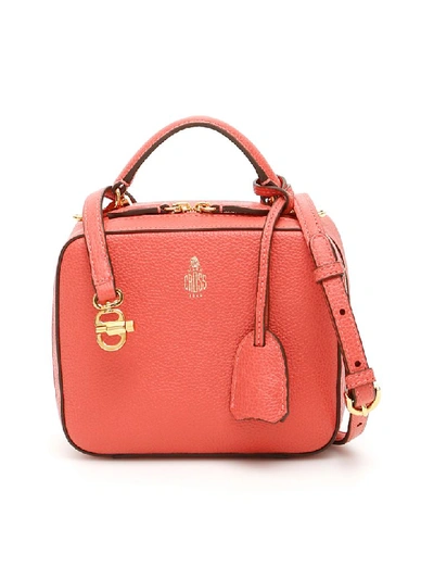 Shop Mark Cross Baby Laura Bag In Red Clay (pink)