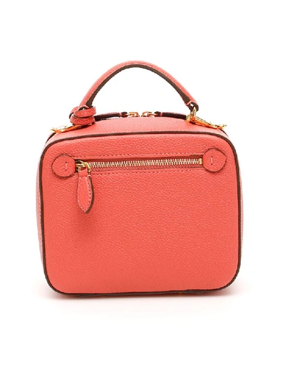 Shop Mark Cross Baby Laura Bag In Red Clay (pink)