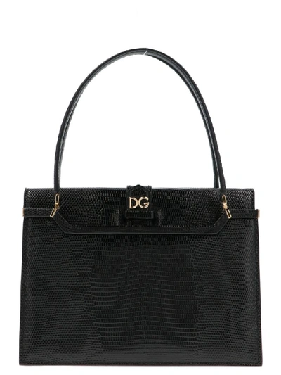 Shop Dolce & Gabbana Ingrid Bag In Black