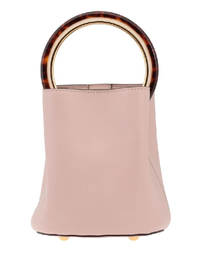 Shop Marni Pannier Bag In Quartz