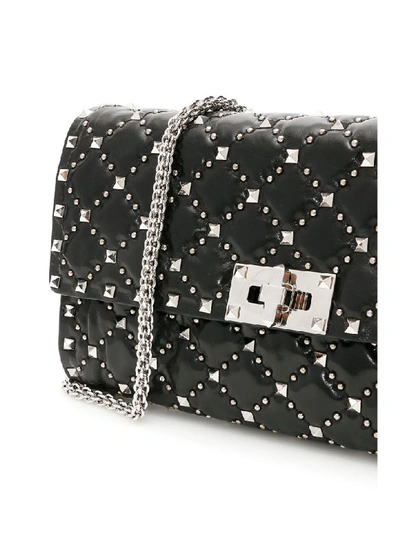 Shop Valentino Rockstud Spike Bag In Nero (black)
