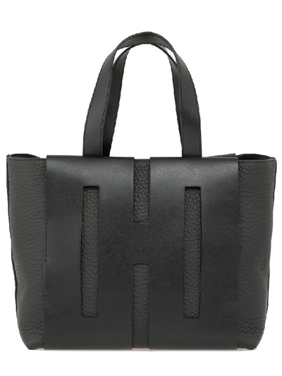 Shop Hogan Shopping Bag Medium In Black