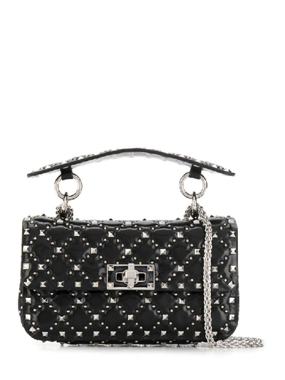 Shop Valentino Rockstud Spike Bag Small In Black