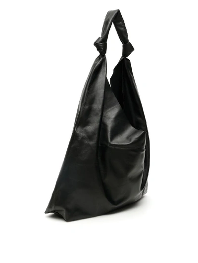 The Row Women's Bindle Two Leather Hobo Bag In Black | ModeSens